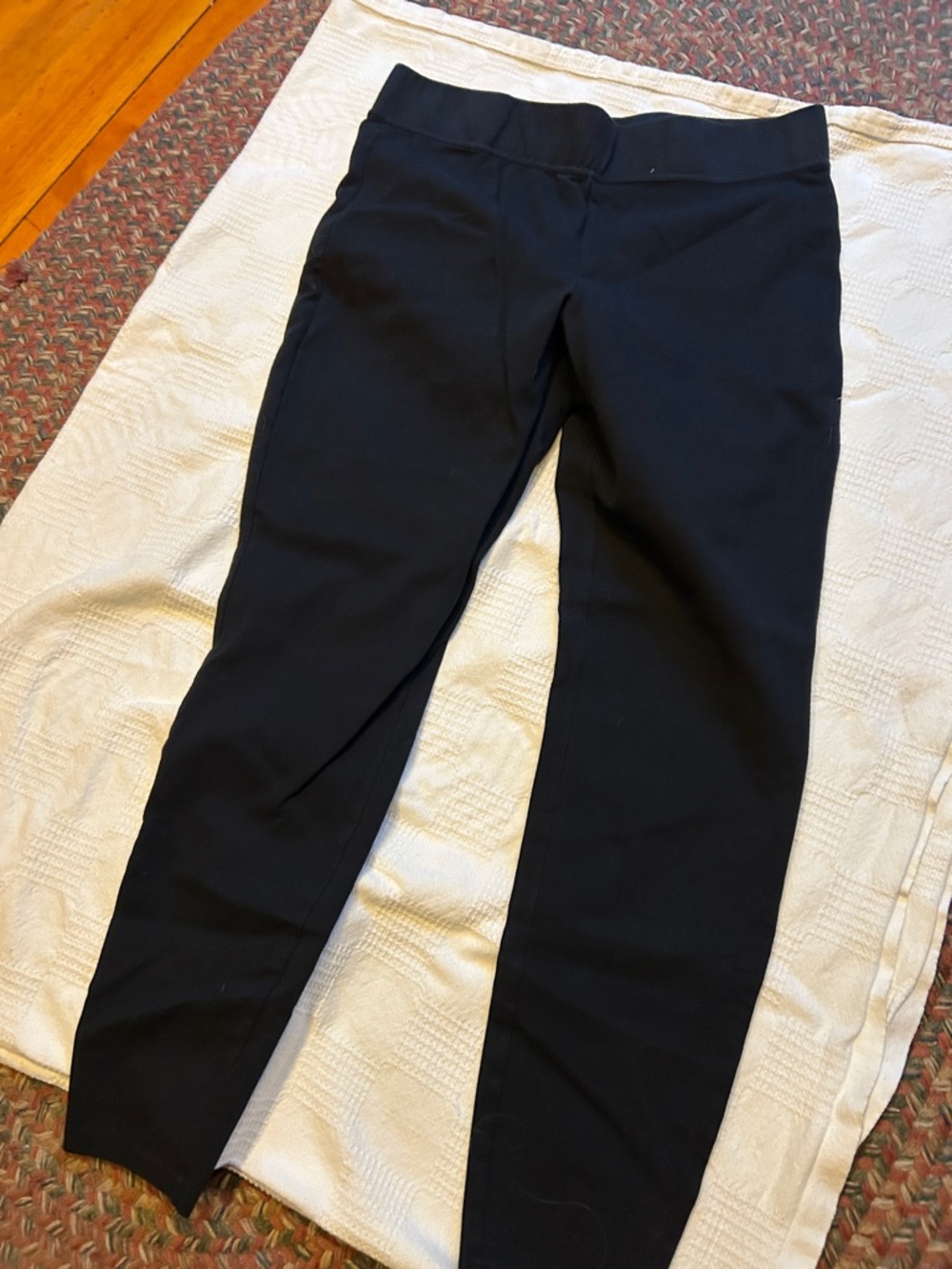 L.L. Bean Men's Black Stretch Slim Pants